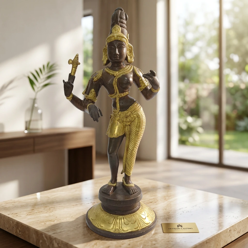 Relaxing Ganesh handcrafted wooden idol